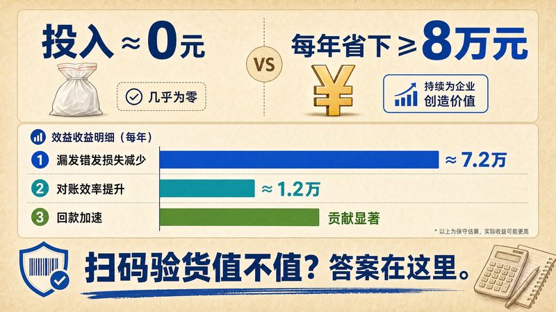 扫码验货到底值不值