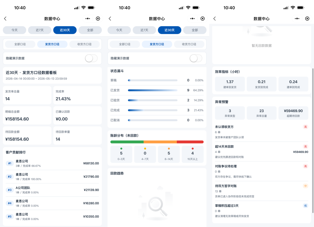 到可到对货小程序码